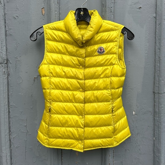 Moncler Citrine Kids Down Vest, size 12 - Picture 1 of 14